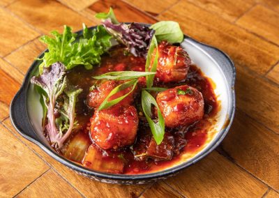 CHILLI TOFU Golden Lentils