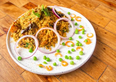 VEGETABLE BIRYANI Golden Lentils
